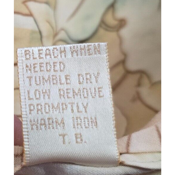 Campia Moda Shirt Men's M Tan Floral Surfs Up Hawaiian Button Down Short Sleeve - Picture 5 of 16